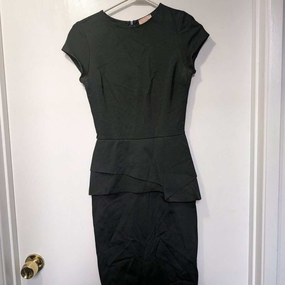 Forest Green sheath style cocktail Dress - XS